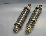 39730PC-150  Coil-Over Shocks, Polished Aluminum Aldans with Chrome Springs, 150# rate