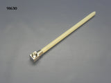 99630 Fuel Tank Pick-up Tube, 13.5" depth, 3/8" male pipe into tank (3/8" female pipe outlet, aluminum elbow)