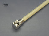 99630 Fuel Tank Pick-up Tube, 13.5" depth, 3/8" male pipe into tank (3/8" female pipe outlet, aluminum elbow)