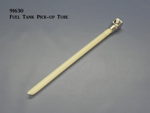 99630 Fuel Tank Pick-up Tube, 13.5" depth, 3/8" male pipe into tank (3/8" female pipe outlet, aluminum elbow)