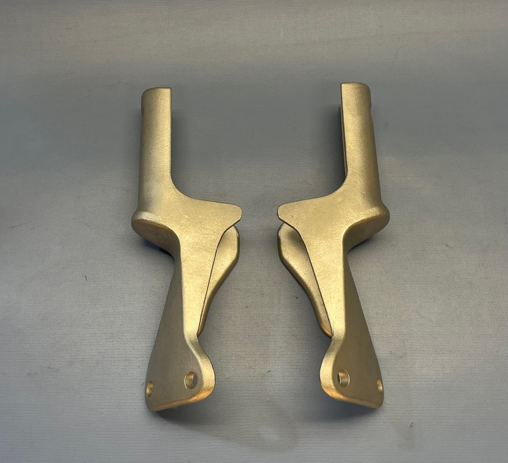 61020 T-Windshield Posts, Stainless Steel – California Custom