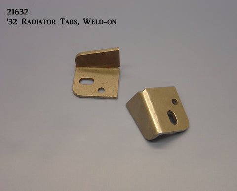 21632 '32 Radiator Mounting Brackets, (Weld-on)