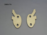 21826-TA Tower Mount Headlight Stand Brackets for So Cal style stands, Weld-on