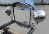 21826-TA Tower Mount Headlight Stand Brackets for So Cal style stands, Weld-on