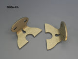 21826-UA  Headlight Stand Brackets for So Cal style stands, Weld-on
