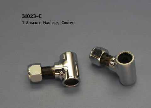 31023C T-Shackle Hangers, Chrome, 1 3/4"
