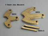 31024 T-Axle Brackets, Front, Short Style