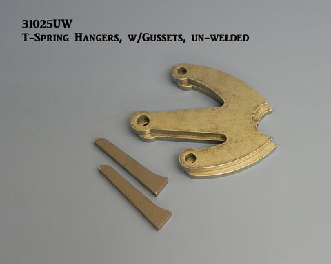 31025UW T-Spring Hangers, w/Gussets, un-welded