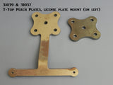 31037C T-Top Perch Plate, Chrome
