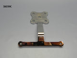 31039C T-Top Perch Plate, Chrome, with License Plate mount