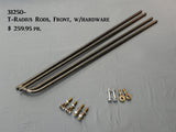 31250 T-Radius Rods, Front, 51" bars w/Ends and Hardware