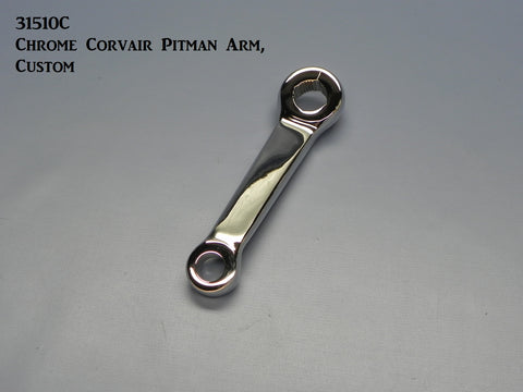 31510-AMC Chrome, Custom Corvair Pitman Arm, (New)