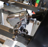 31515C Steering Box, Chrome, Reversed Corvair Style, Flaming River