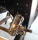 31515C Steering Box, Chrome, Reversed Corvair Style, Flaming River