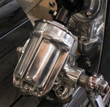31515P Steering Box, Polished Aluminum, Reversed Corvair, Rebuilt Original