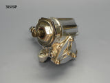31515P Steering Box, Polished Aluminum, Reversed Corvair, Rebuilt Original