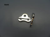31611C T-Shock Mount Plates, Chrome, Triangle style