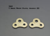 31611 T-Shock Mount Plates, Triangle style
