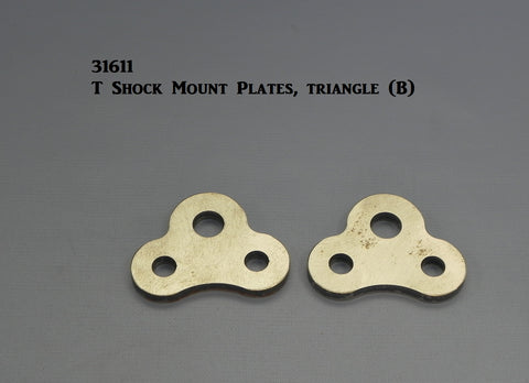 31611 T-Shock Mount Plates, Triangle style
