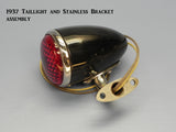 63140 Taillight Brackets, Stainless Steel, for '1937 Ford Style lights