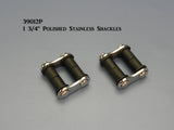 39012P Shackles, 1 3/4", Polished Stainless Steel