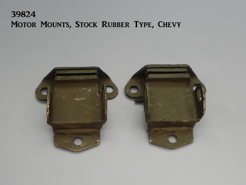 39824 Motor Mounts, Rubber, Stock Chevy Type