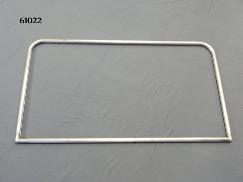 61022P T-Windshield Frame, Polished, Full Frame, 22" height, 40 1/8" wide