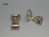 61124P Taillight Brackets for the Model A-34 Lights -Polished S/S