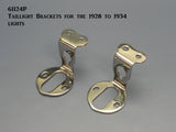 61124P Taillight Brackets for the Model A-34 Lights -Polished S/S