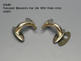 63140 Taillight Brackets, Stainless Steel, for '1937 Ford Style lights