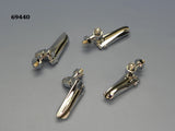 69440 Windwing Brackets, Chrome, Set