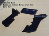 71058 LB-RAW  Fiberglass Interior Panels Only, Raw (CCR Extended Body)