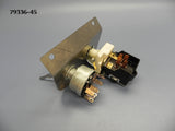 79336-45 Under Dash Panel 45°, S/S, with Switch Kit (headlight & ignition)