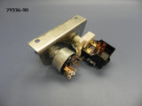 79336-90 Under Dash Panel 90°, S/S, with Switch Kit (headlight & ignition)
