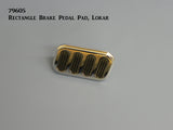 79605 Rectangle Brake Pedal Pad, Lokar