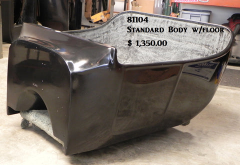 81104 T-Bucket Body, Standard Style w/ 3" Channeled Floor