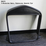 81623 T-Radiator Shell with Ford script, Fiberglass, 5 1/2" wide