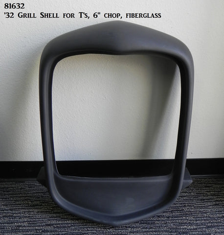 81632 T-Grill Shell, 32' Style, Fiberglass, Chopped 6"