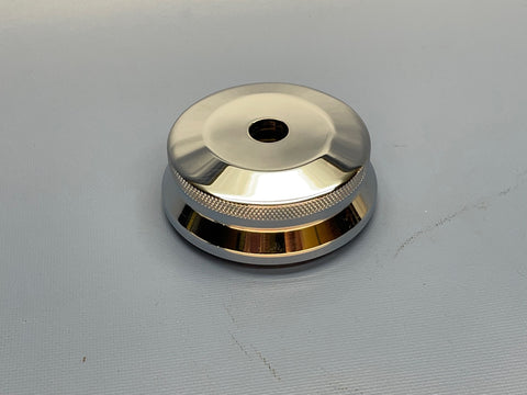 91463CH Model T Radiator Neck, Bolt-on, Chrome, Aluminum Top with Hole
