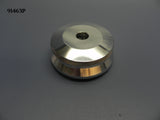 91463P Model T Radiator Neck, Bolt-on, Polished Aluminum Top with Hole