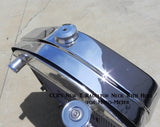 91463CH Model T Radiator Neck, Bolt-on, Chrome, Aluminum Top with Hole