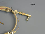 99001 Throttle Cable, Braided Stainless Steel, Lokar