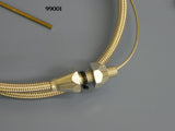 99001 Throttle Cable, Braided Stainless Steel, Lokar