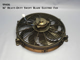 99416-CCR HD Electric Fan, 16" Swept Blade Style
