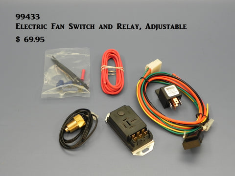 99433 Electric Fan Controller, Adjustable with Relay