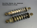 39720CB-180 Coil-Over Shocks, Chrome Shocks, All Americans 180# rate