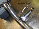 31008C T-Front Tube Axle w/Hangers, Chrome