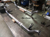 31008C T-Front Tube Axle w/Hangers, Chrome