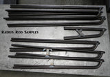 31252 T-Radius Rods, Short Fronts, 27" bars w/Ends and Hardware