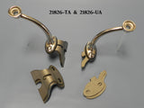 21826-TA Tower Mount Headlight Stand Brackets for So Cal style stands, Weld-on